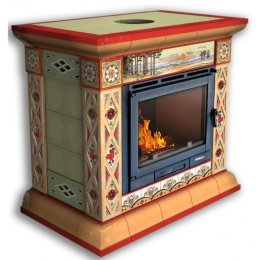 Каминная облицовка КимрПечь Билибин центральная Лето